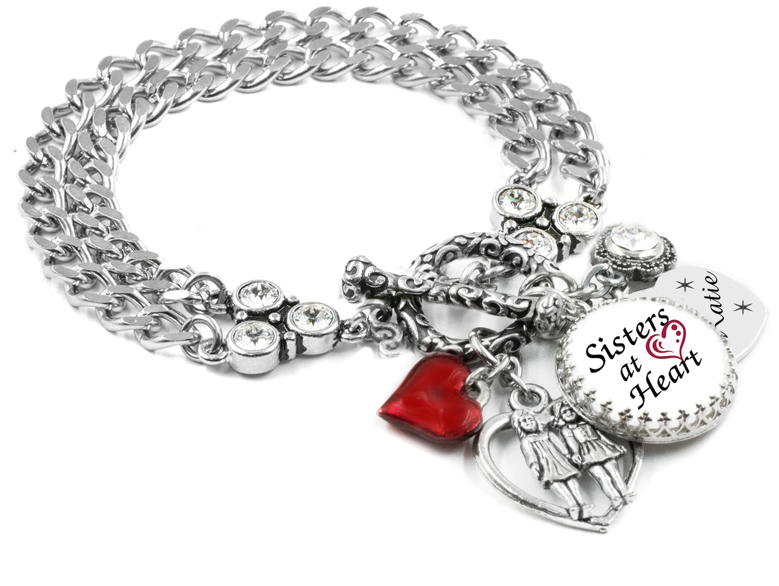 Always my Sister Forever My Friend Adjustable Charm Bracelet - Jules  Obsession